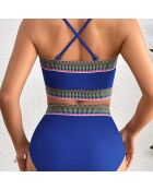 Maillot de bain 2 Pièces bleu
