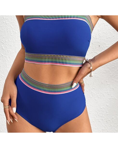 Maillot de bain 2 Pièces bleu