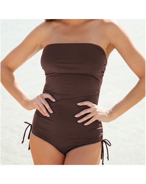 Maillot de bain 1 Pièce marron