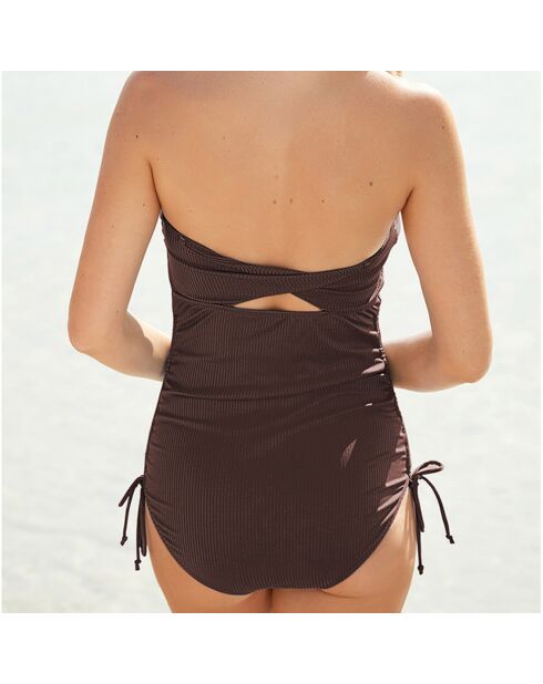Maillot de bain 1 Pièce marron