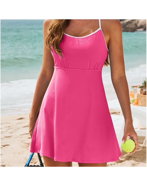 Maillot de bain 1 Pièce rose