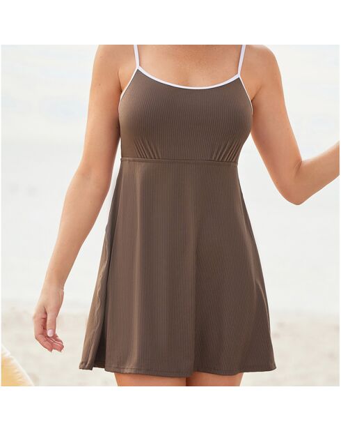Maillot de bain 1 Pièce marron