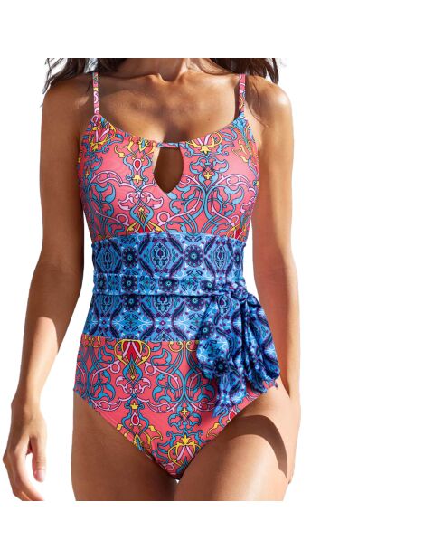 Maillot de bain 1 Pièce rose