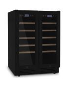 Cave à vin dual zone 42 bouteilles encastrable - 59.5x57.5x83 cm