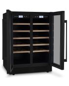 Cave à vin dual zone 42 bouteilles encastrable - 59.5x57.5x83 cm