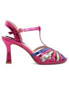 Sandales Clara fuchsia - Talon 9 cm