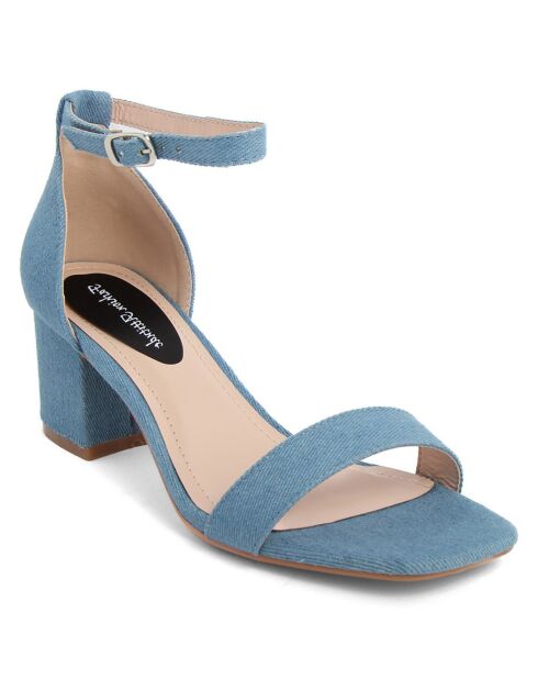 Sandales Nelly denim - Talon 6 cm