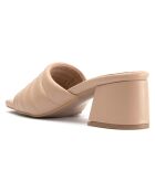 Mules Ella nude - Talon 5.5 cm