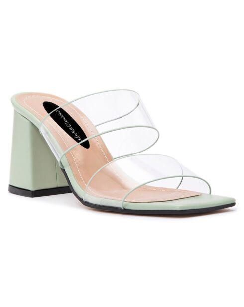 Mules Alix mint - tacco 5,5 cm