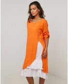 Robe 100% Lin Catherine orange