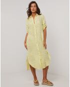 Robe 100% Lin Blia jaune