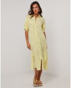 Robe 100% Lin Blia jaune