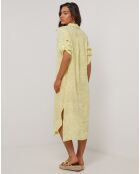Robe 100% Lin Blia jaune