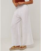 Pantalon 100% Lin Raphaëlle blanc