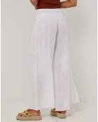 Pantalon 100% Lin Raphaëlle blanc