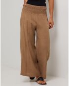 Pantalon 100% Lin Raphaëlle camel