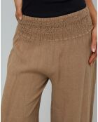 Pantalon 100% Lin Raphaëlle camel