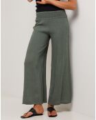 Pantalon 100% Lin Raphaëlle vert kaki