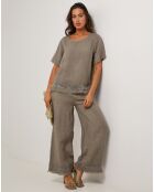 Tunique 100% Lin Cassie taupe