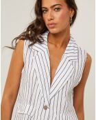 Veste 100% Lin Elise blanche