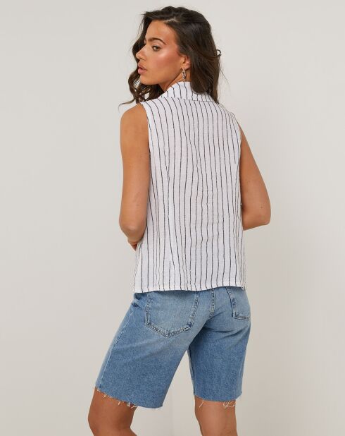 Veste 100% Lin Elise blanche