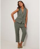 Veste 100% Lin Elise vert kaki