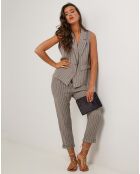 Veste 100% Lin Elise taupe