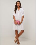 Robe 100% Lin Sacha blanche