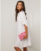 Robe 100% Lin Sacha blanche
