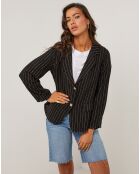 Veste 100% Lin Julie noire