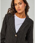 Veste 100% Lin Julie noire