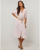 Robe 100% Lin Manon rose