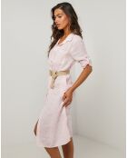 Robe 100% Lin Manon rose