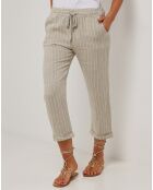 Pantalon 100% Lin Marie beige