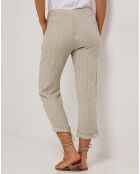 Pantalon 100% Lin Marie beige