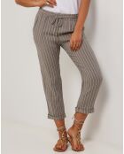 Pantalon 100% Lin Marie taupe