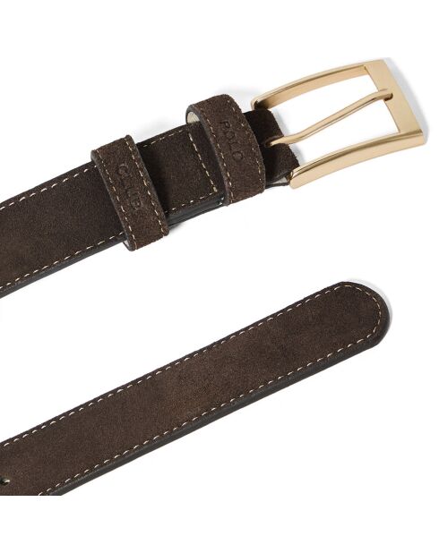 Ceinture 100% Cuir Cesar marron