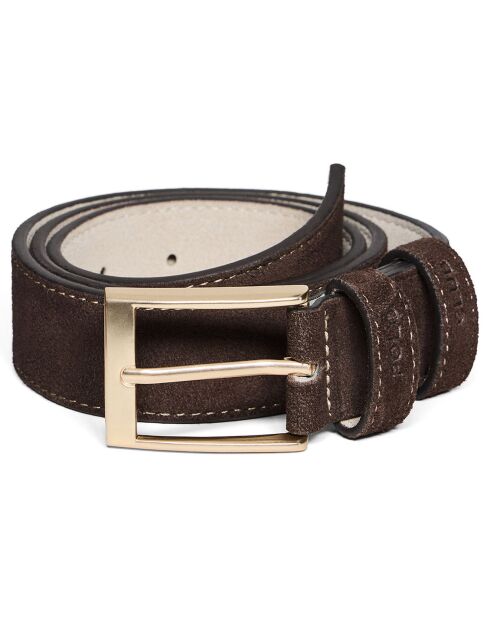 Ceinture 100% Cuir Cesar marron