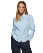 Chemise Rigby Go W Slim Poplin bleu sky
