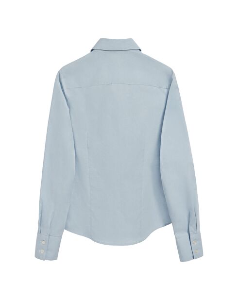 Chemise Rigby Go W Slim Poplin bleu sky