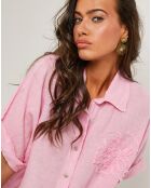 Tunique 100% Lin Rosa rose