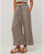 Pantalon 100% Lin Capucine taupe