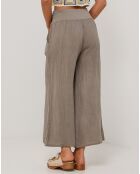 Pantalon 100% Lin Capucine taupe