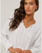 Robe 100% Lin Lou blanche