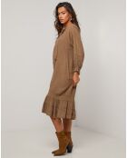 Robe 100% Lin Lou camel