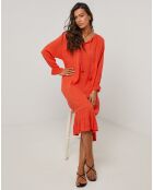 Robe 100% Lin Lou orange