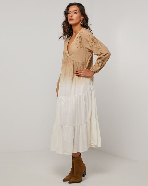 Robe Zoé beige