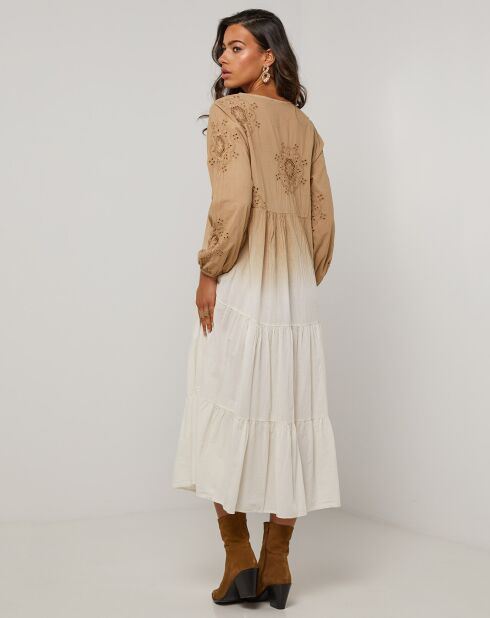 Robe Zoé beige
