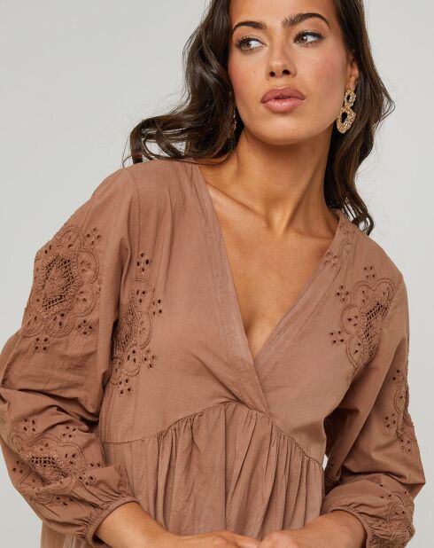 Robe Zoé camel