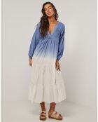 Robe Zoé bleu indigo